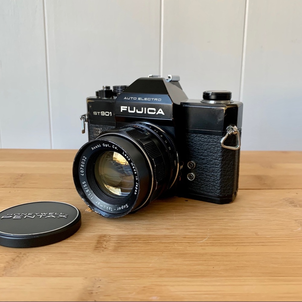 Fujica ST901 LED 35mm SLR + Takumar 55mm f/1.8